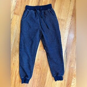 Awokulae Toddler Pants blue drawstring Waist And Cuffed Ankles Size 120 5T EUC